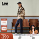 Lee【張凌赫代言】413標準高腰小直腳深藍色女牛仔褲休閑潮流 深藍色 26