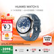 華為（HUAWEI）手表WATCH 5【咨詢(xún)享優(yōu)惠】智能運動(dòng)健康eSIM獨立通話(huà)血氧呼吸體溫監測風(fēng)險評估男女士朋友4Pro 46mm星河藍丨藍色素皮復合表帶【皮表帶+貼膜】
