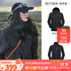 駱駝（CAMEL）三防沖鋒衣戶(hù)外登山服防水防風(fēng)防污三合一保暖時(shí)尚運動(dòng)外套 A9W214119AX，黑色，男女同款 L