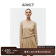 ARKET女裝 棉質(zhì)系帶式百褶裙半身裙米色秋季新款1238078001 米色 155/60A (32)