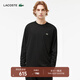 LACOSTE法國鱷魚(yú)男裝經(jīng)典百搭純色舒適純棉圓領(lǐng)長(cháng)袖T恤|TH7307 031/黑色 L 5