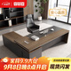 森菲亞老板辦公桌領(lǐng)導大班臺辦公室現代經(jīng)理主管桌 1.8米老板桌+書(shū)柜