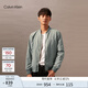 Calvin KleinJeans春秋男士休閑通勤刺繡字母ck棒球領(lǐng)飛行員夾克外套J325903 PFF-石板灰 M