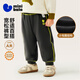 迷你巴拉【蹦蹦褲】男童女童運動(dòng)褲寶寶保暖兒童休閑褲潮2025秋新款 鐵灰20603 【常規款】 100