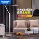 松下臺燈護眼燈全光譜落地燈小兒童大學(xué)生閱讀燈led鋼琴燈臥室床頭燈 白色18W遙控導光板護眼落地燈