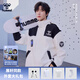 Hummel【展軒同款】秋冬季夾克外套男女三合一抓絨內膽登山服戶(hù)外休閑 白色（三合一抓絨內膽） M 【建議125-145斤】