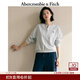 Abercrombie & Fitch【復古亨利領(lǐng)】經(jīng)典小麋鹿圖案女裝25秋冬抓絨衛衣外套152-5421 淺灰色 M (165/96A)