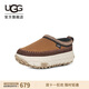 UGG男女同款時(shí)尚休閑厚底輪胎底懶人鞋1155650栗色/陶土褐白色 37