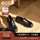 愛(ài)步（ECCO）樂(lè )福鞋男 25年商務(wù)一腳蹬皮鞋 都市首爾522324 黑色52232401001 41