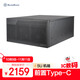 銀昕（SilverStone）5U服務(wù)器工作站機箱RM52（工控機箱/機塔互換/支持E-ATX/雙電源/雙360水冷/Type-C/多顯卡/防盜）