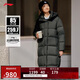 李寧長(cháng)羽絨服女保暖85%鵝絨寬松運動(dòng)外套AYMU232