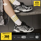 adidas「光波鞋」TEMPER RUN 2經(jīng)典復古網(wǎng)面老爹鞋阿迪達斯三葉草   黑色/金屬銀/乳白色   42.5