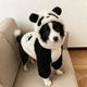 邊牧狗狗衣服熊貓中大型犬拉布拉多冬季薩摩耶服裝寵物大狗秋冬裝 可愛(ài)熊貓裝 4XL【建議體重26-40斤 參考胸圍背長(cháng)】