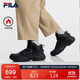 FILA 斐樂(lè )官方男鞋加絨老爹鞋2025冬季貓爪6代中幫厚底休閑鞋