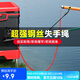 連球釣魚(yú)竿失手繩自動(dòng)伸縮溜魚(yú)器鋼絲大物水庫專(zhuān)用護竿繩垂釣裝備 3m(內嵌鋼絲，顏色隨機)