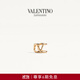 華倫天奴VALENTINO女士 VLOGO SIGNATURE 單只金屬耳夾 金色 均碼