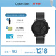 凱文克萊（Calvin Klein）CK手表標(biāo)志logo情侶款石英表送男友黑色25200028節(jié)日禮物