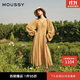 moussy 【劉亦菲同款】南法度假風(fēng)碎花浪漫優(yōu)雅連衣裙028ISX33-3711 070米色 M