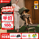 AMORHOME遛娃神器嬰兒車(chē)推車(chē)可坐可躺輕便折疊溜娃兒童寶寶橄欖金promax