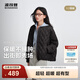 波司登（BOSIDENG）25新款輕薄羽絨服女款90絨立領(lǐng)菱格寬松休閑保暖外套B250135306 夜空黑|8F44 M 165/88A 體重約125-140斤