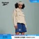 Reebok銳步官方24新品男女同款梭織時(shí)尚簡(jiǎn)約復古夾克外套 24SRC105UGM1 A/M