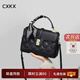 CXKX小c&k女包2025新款斜挎包高級感單肩手提包生日禮物送女友老婆 CK女包-黑色 【送女友老婆女生禮物走心】