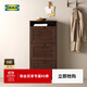 宜家（IKEA）BRUSALI布魯薩里鞋柜家用門(mén)口大容量簡(jiǎn)約現代儲物柜 白色