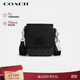 蔻馳（COACH）【品牌直供】男士LUCAS迷你單肩斜挎包灰黑色 CO915