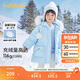 巴拉巴拉兒童羽絨服女童冬2023小童寶寶童裝亮面毛領(lǐng)保暖外套