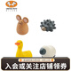 友佩up玩具狗狗玩具 發(fā)聲乳膠玩具 易清洗安全材質(zhì)（不耐咬 會(huì )咬破） 快樂(lè )農場(chǎng)套裝（4只裝）