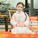 巴拉巴拉女童棉服新中式國風(fēng)外套2024冬裝棉衣刺繡立領(lǐng)小童裝208424106001