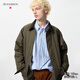 優(yōu)衣庫合作款男裝PUFFTECH空氣棉服休閑茄克外套夾克25新款481347 57 深橄欖色 L