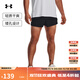 安德瑪（UNDERARMOUR）春夏Launch Performance男子跑步運動(dòng)短褲1377813 黑色001 L