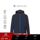 BMW STUDIO【防潑水】寶馬男裝春秋日常休閑長(cháng)袖連帽夾克外套 深海色 XL