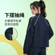 徽格兒（phigeer）秋冬新款寬松簡(jiǎn)約運動(dòng)風(fēng)衣拉鏈外套女抽繩網(wǎng)球訓練服專(zhuān)業(yè)健身夾克 星空藍長(cháng)袖 M