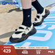 斐樂(lè )（FILA）FUSION斐樂(lè )瑪麗珍涼鞋女鞋夏款涼拖魔術(shù)貼海螺沙灘鞋 微白/黑-WB 38