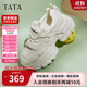 他她TATA女鞋老爹鞋網(wǎng)面透氣秋運動(dòng)鞋時(shí)尚休閑增高鞋 米白 40
