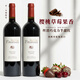 露頌西班牙原瓶進(jìn)口巧克力半甜紅葡萄酒丹魄微醺果酒750ML*2節日禮盒