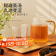 雅集筑茗玻璃茶杯茶水分離玻璃杯帶蓋帶玻璃內膽辦公家用耐熱泡茶杯