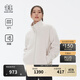 KOLON SPORT/可隆抓絨夾克 女子戶(hù)外運動(dòng)登山寬松保暖透氣冬外套 LKFJ4WN134-CR 米白 M 165/88A