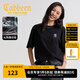 卡賓（CABBEEN）【AI風(fēng)格印花】男裝 短袖T恤2025夏季新款涼感功能潮流百搭 煤黑色01（寬松版型） L /175/50
