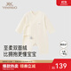 英氏嬰兒衣服秋冬款外穿秋季內(nèi)服神冬季內(nèi)搭保暖輕薄新生兒連身衣 環(huán)島白【和哈款】 59cm （建議0-3個月）
