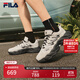 FILA 斐樂(lè )官方男鞋FERN 2摩登運動(dòng)鞋2025秋季新款蕨草鞋2代休閑鞋 泡沫白/糙米黃-WA 43