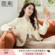 香影小香風(fēng)外套女短款2025春秋新款超好看名媛風(fēng)洋氣法式黃色上衣 黃色 M
