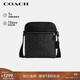 蔻馳（COACH）【品牌直供】男士HOUSTON斜挎包單肩相機包黑色CZ398
