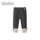 凡獵VOONLIE女童打底褲秋冬裝2025新款兒童休閑長(cháng)褲寶寶加絨保暖褲子冬季