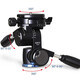 思銳SIRUI  FD-01四維云臺全景平臺4軸三腳架專(zhuān)業(yè)云臺攝影攝像滑軌軌道云臺