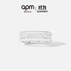 APM Monaco[楊紫同款]密鑲戒指簡(jiǎn)約情侶對戒 生日禮物 銀白色密鑲戒指 52碼