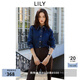 LILY2025秋新款女裝復(fù)古丹寧經(jīng)典刺繡正肩休閑通勤牛仔襯衫外套 401藍(lán)色 M