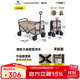 CAMEL露營(yíng)小拉車(chē)營(yíng)地車(chē)買(mǎi)菜車(chē)溜娃車(chē)遛狗車(chē)折疊車(chē)家用推車(chē)取快遞卡其色